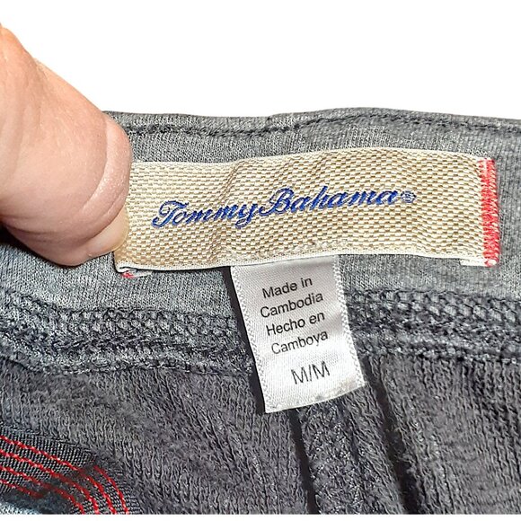 Tommy Bahama Men’s Gray Drawstring Sweatpants Lounge Straight Leg Comfort Fit - Picture 4 of 4